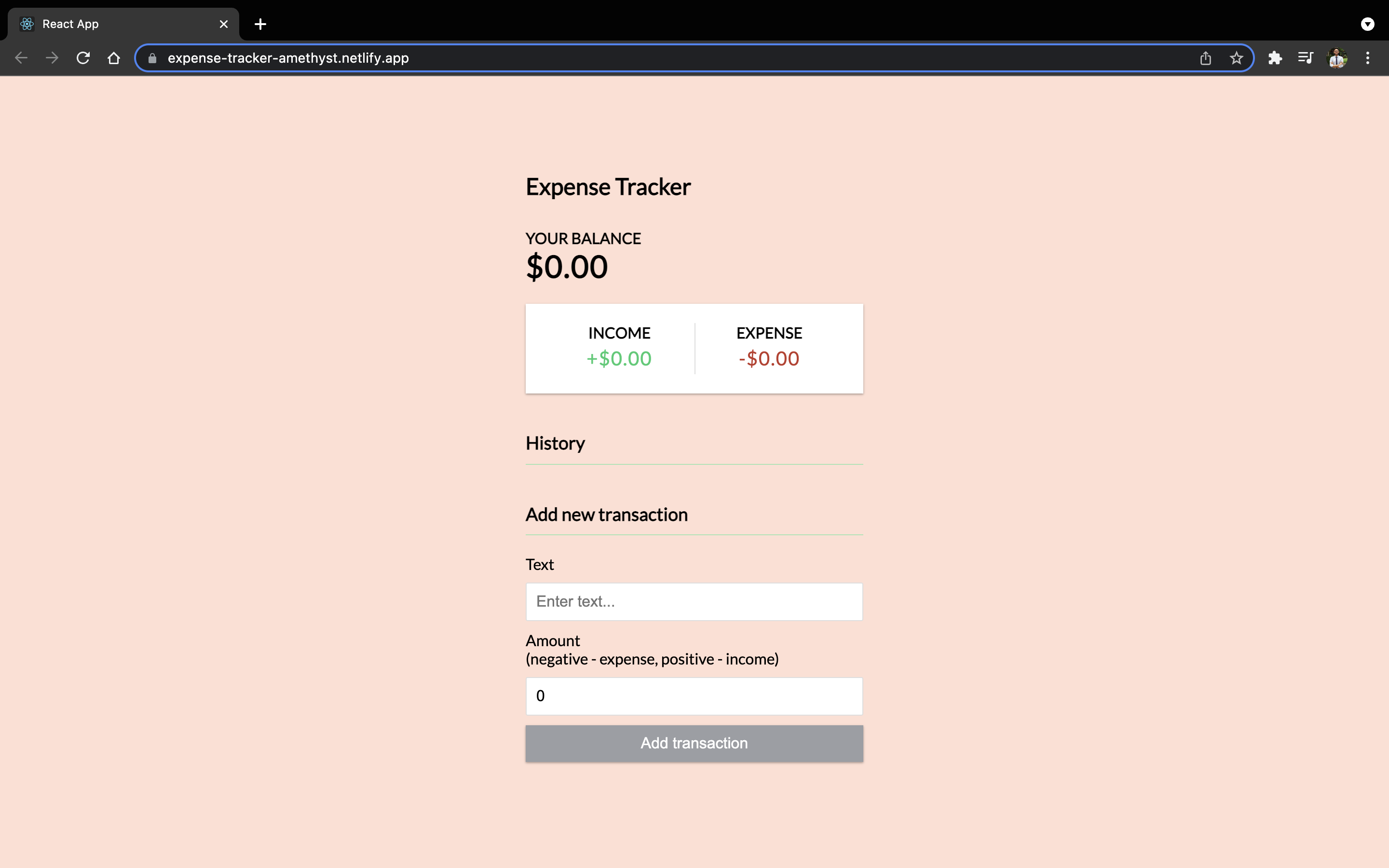 Expense Tracker